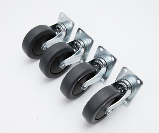 Set of four Outstandards swivel caster wheels for T-48 and T-90 Transformer Crates