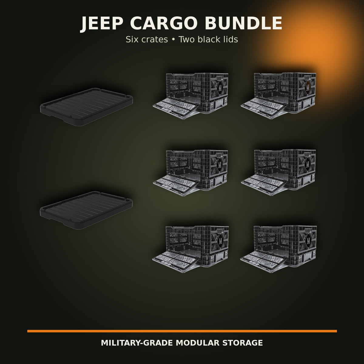 T-48 Jeep Wrangler Cargo Bundle contents