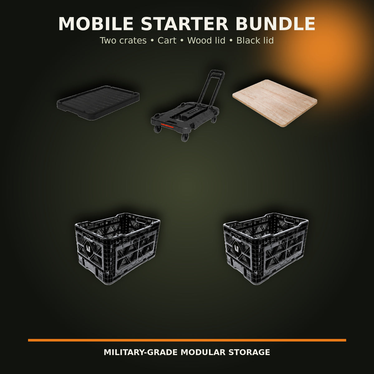 T-48 Mobile Storage Starter Bundle contents